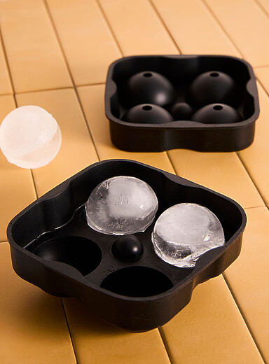 Le moule &agrave; gla&ccedil;ons sph&eacute;riques silicone