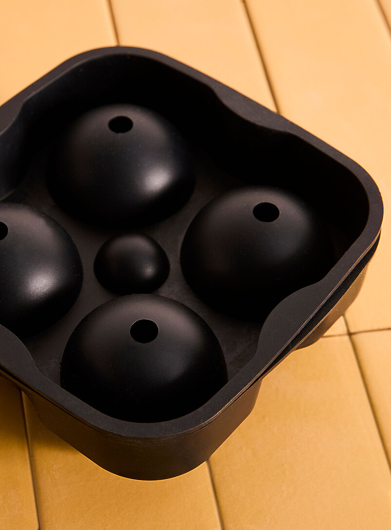 Simons Maison: Le moule &agrave; gla&ccedil;ons sph&eacute;riques silicone Bleu