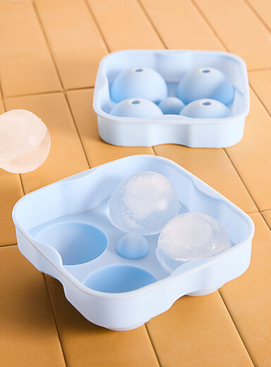 Simons Maison Black Silicone spherical ice cube mould