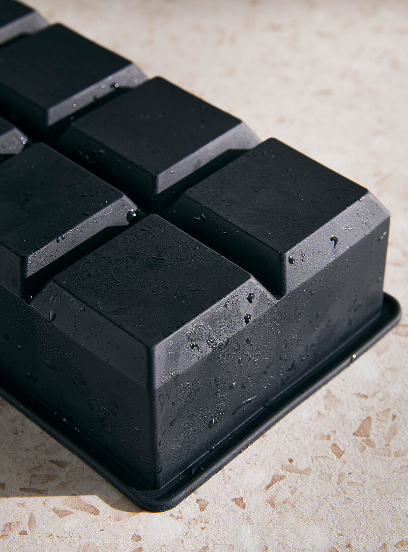 Square silicone ice cube tray product image 2