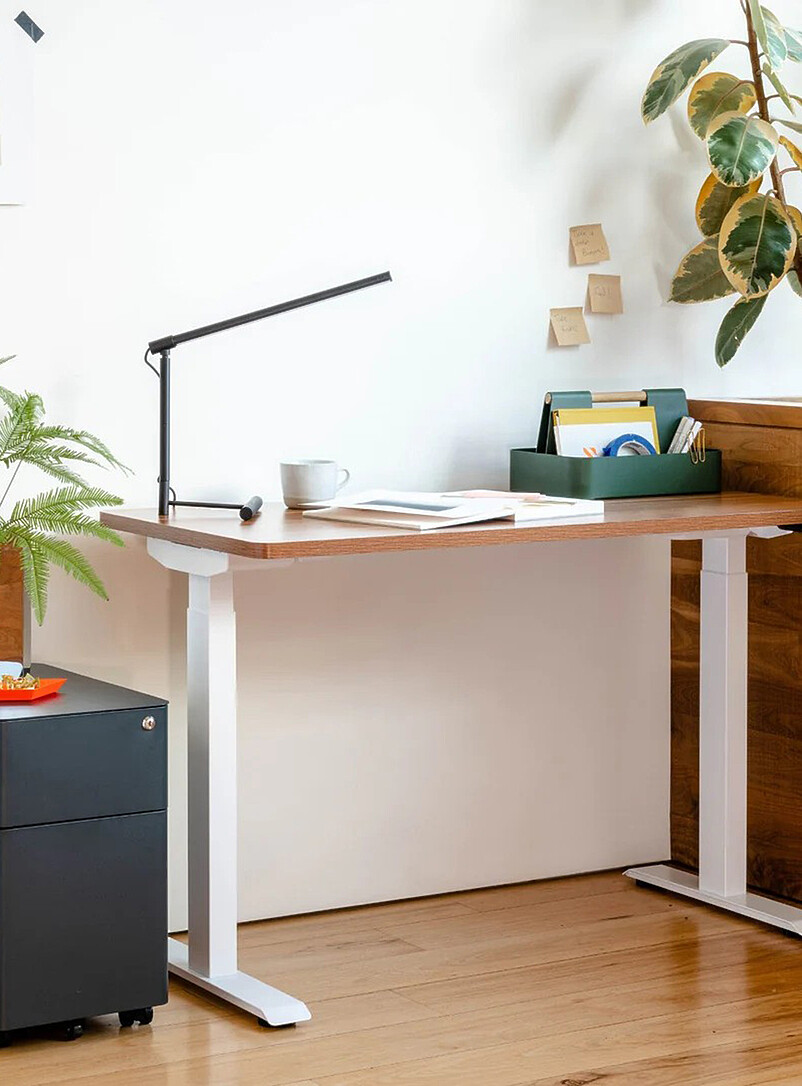 Branch: Le bureau assis-debout Duo Blanc