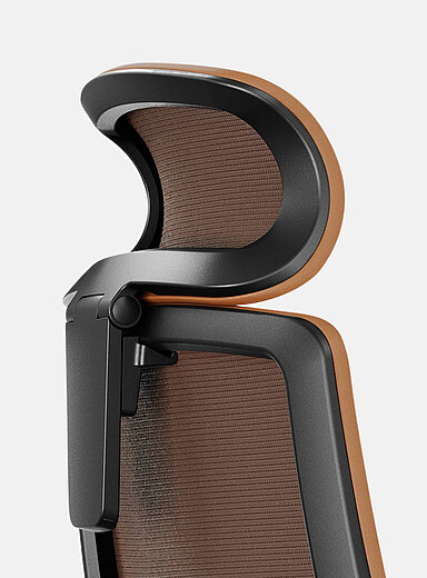 L'appui-t&ecirc;te ergonomique Pro cuir v&eacute;gane