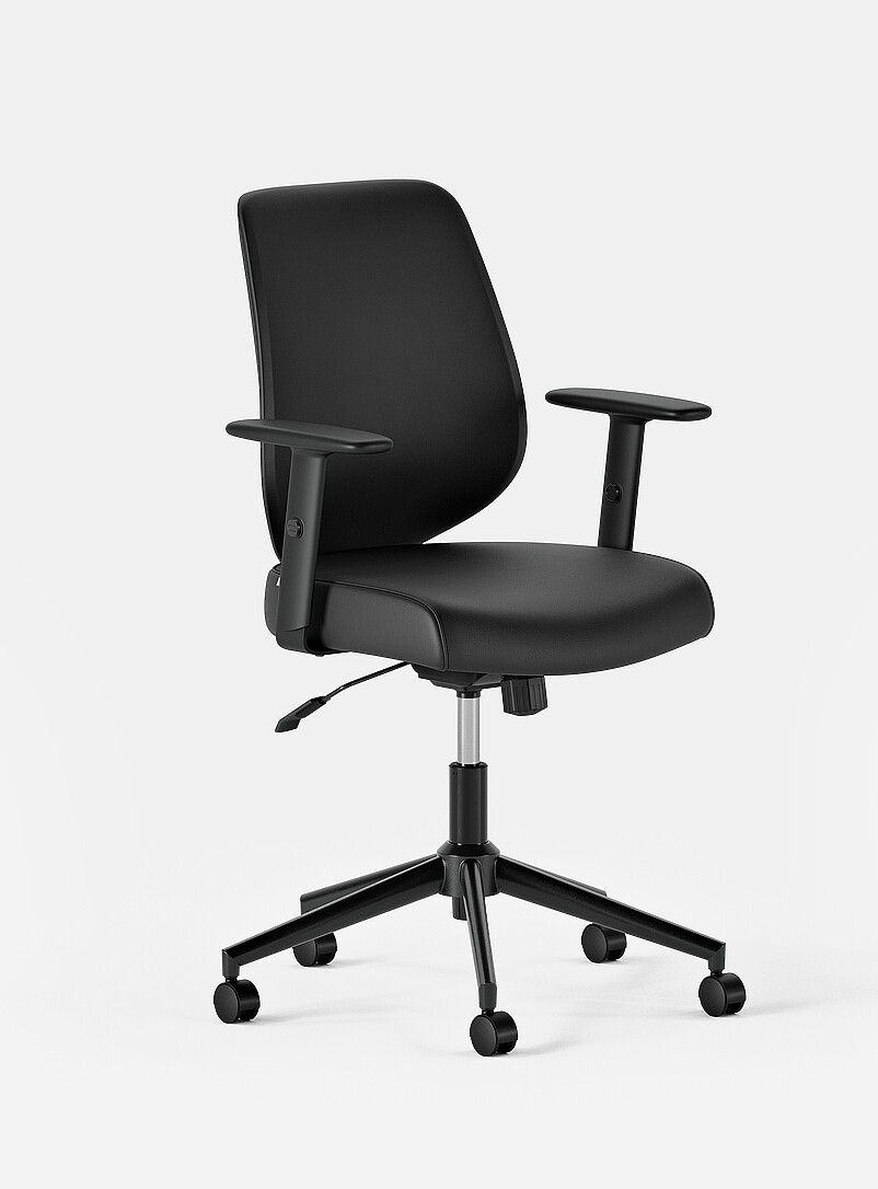 Daily vegan leather chair product image 2
