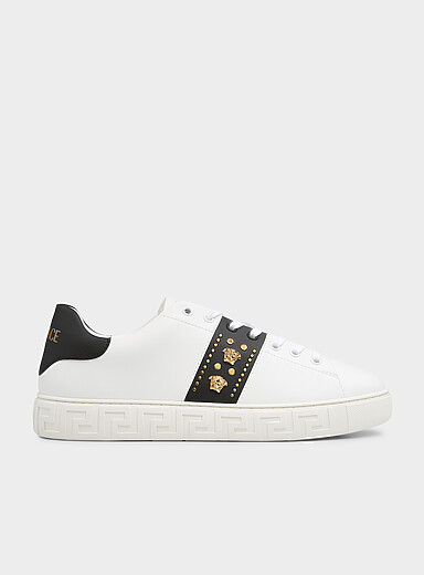 Versace: Le sneaker Medusa Homme Blanc pour homme