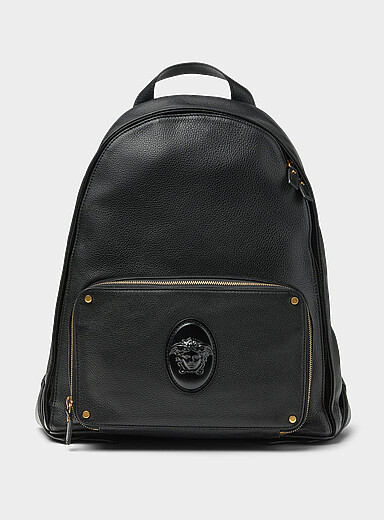 3D Medusa leather backpack