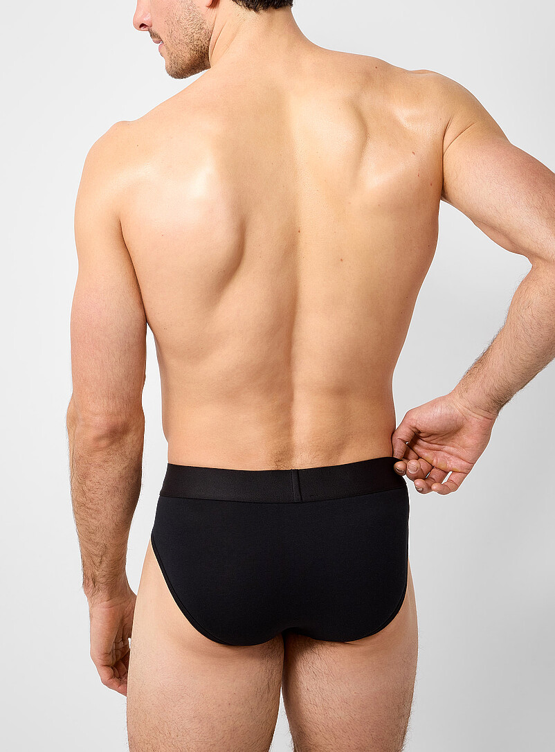 Contrast logo waist brief Cotton product image 2