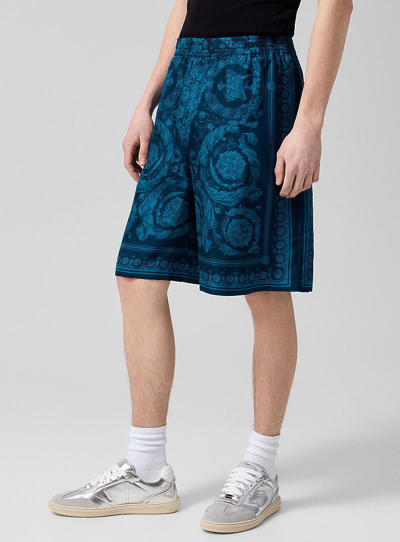 Barocco Pure Silk Bermuda Short