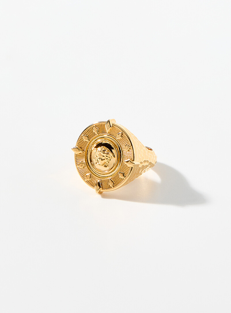 Medusa signet ring product image (primary)