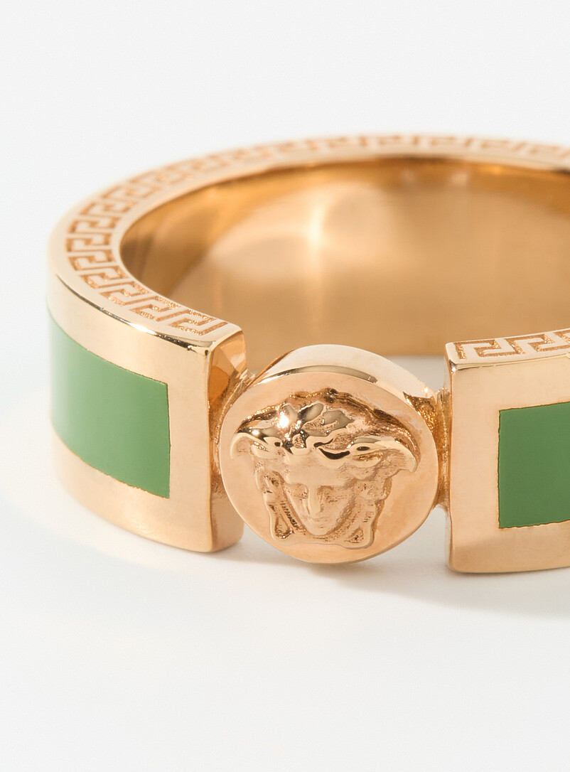 Icon green and gold ring product image 2