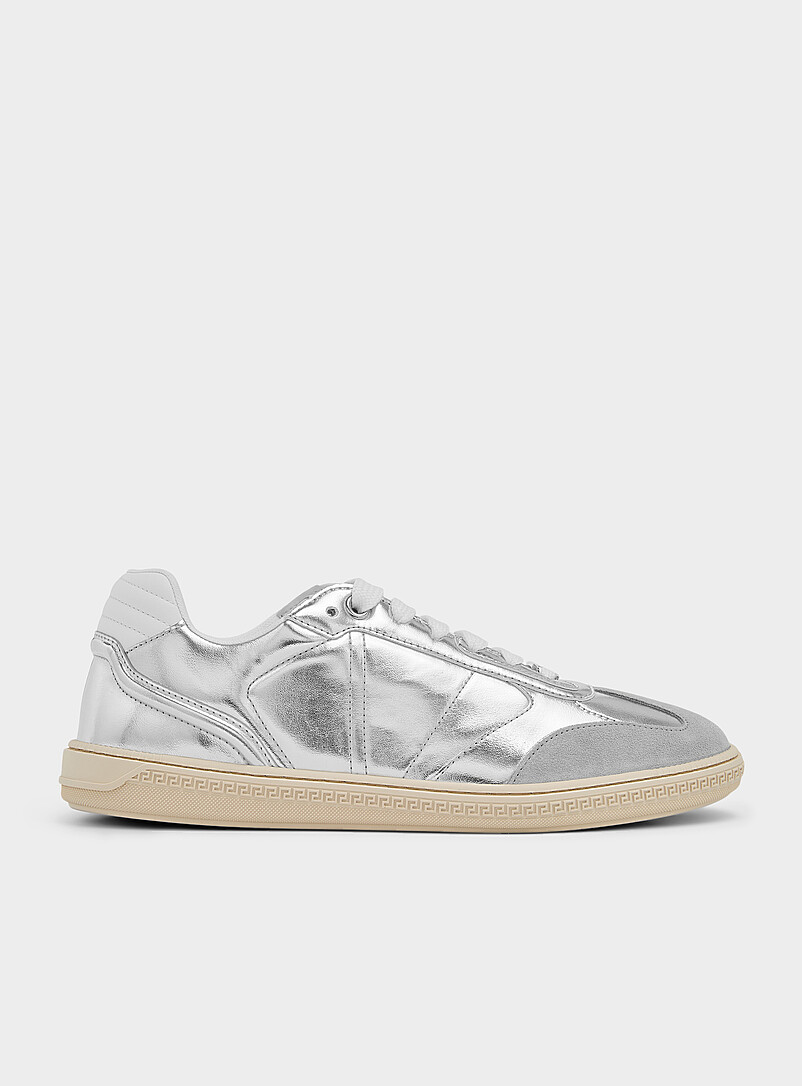 Greca metallic sneakers Men product image (primary)