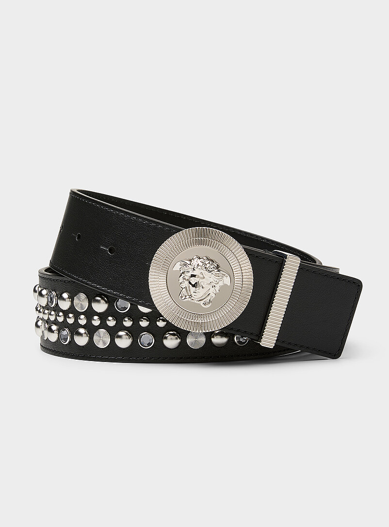 Lambskin Studded Belt