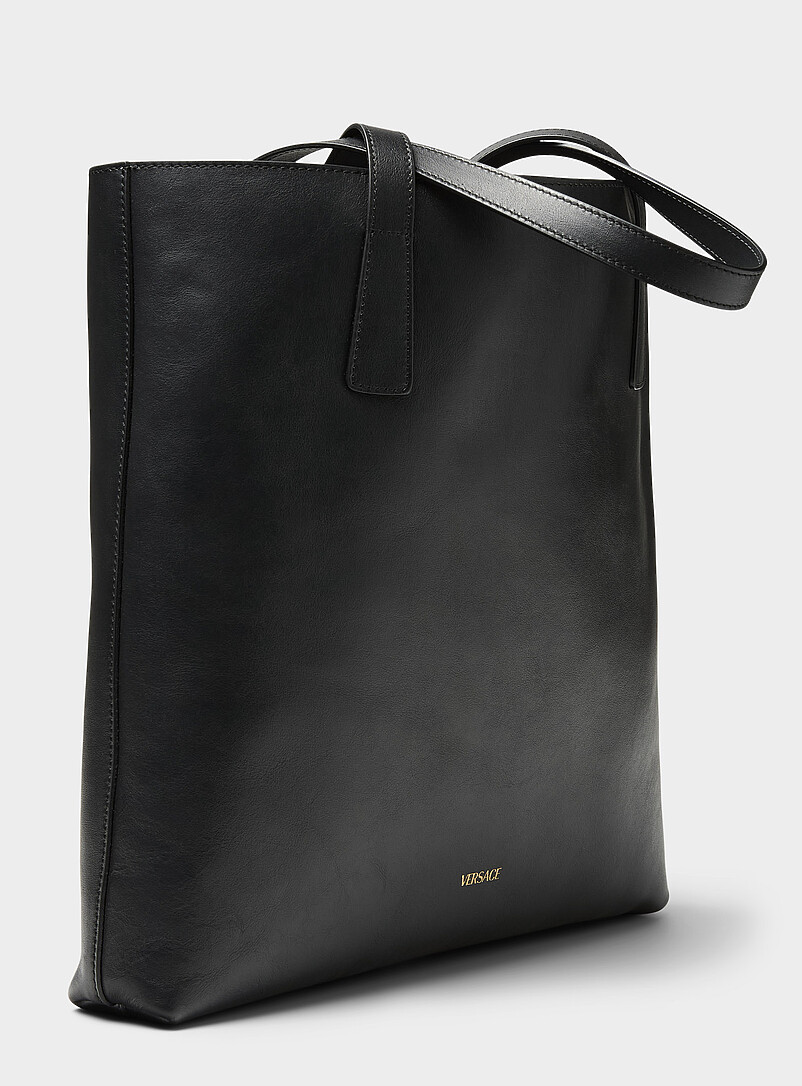Logo leather tote bag product image 2