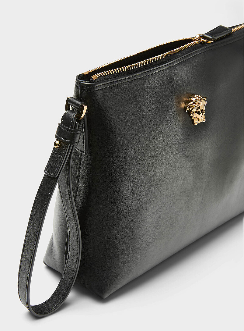 Logo leather clutch product image 3