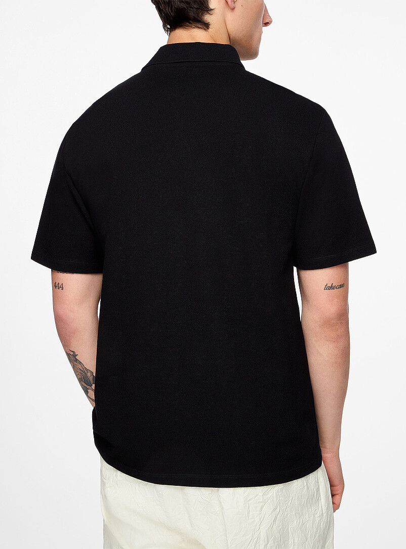 Beaded signature collar polo shirt product image 3
