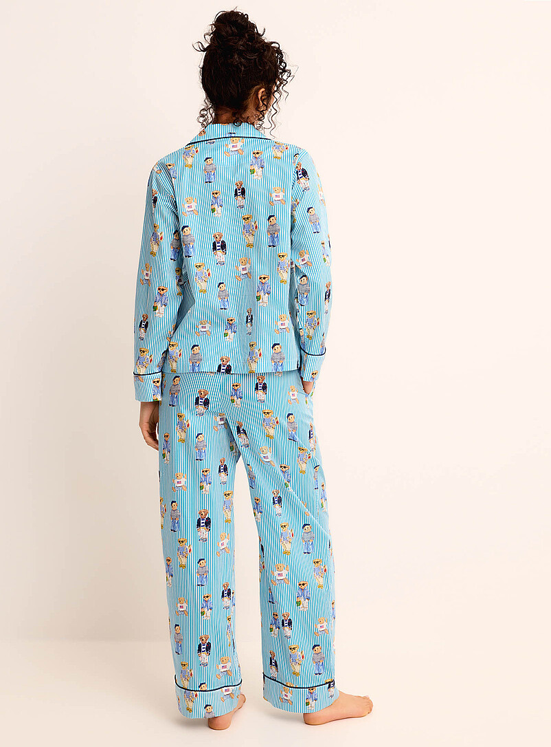 Teddy bears striped poplin pyjama set | Polo Ralph Lauren | | Simons
