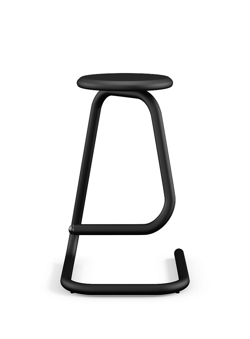 Amisco: Le tabouret de comptoir Paperclip70 Bleu fonc&eacute; - Indigo