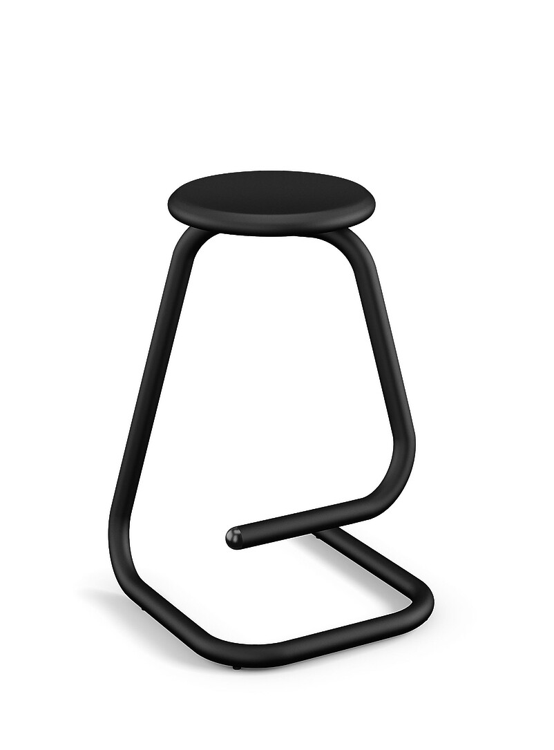 Amisco: Le tabouret de comptoir Paperclip70 Bleu fonc&eacute; - Indigo