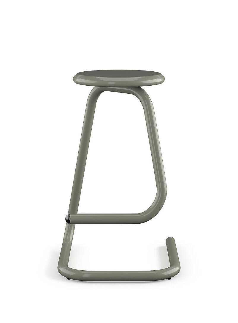 Amisco: Le tabouret de comptoir Paperclip70 Bleu fonc&eacute; - Indigo