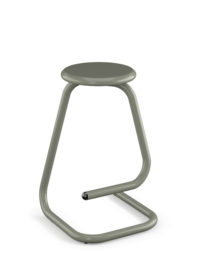 Amisco: Le tabouret de comptoir Paperclip70 Bleu fonc&eacute; - Indigo