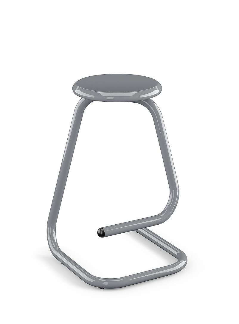 Amisco: Le tabouret de comptoir Paperclip70 Bleu fonc&eacute; - Indigo