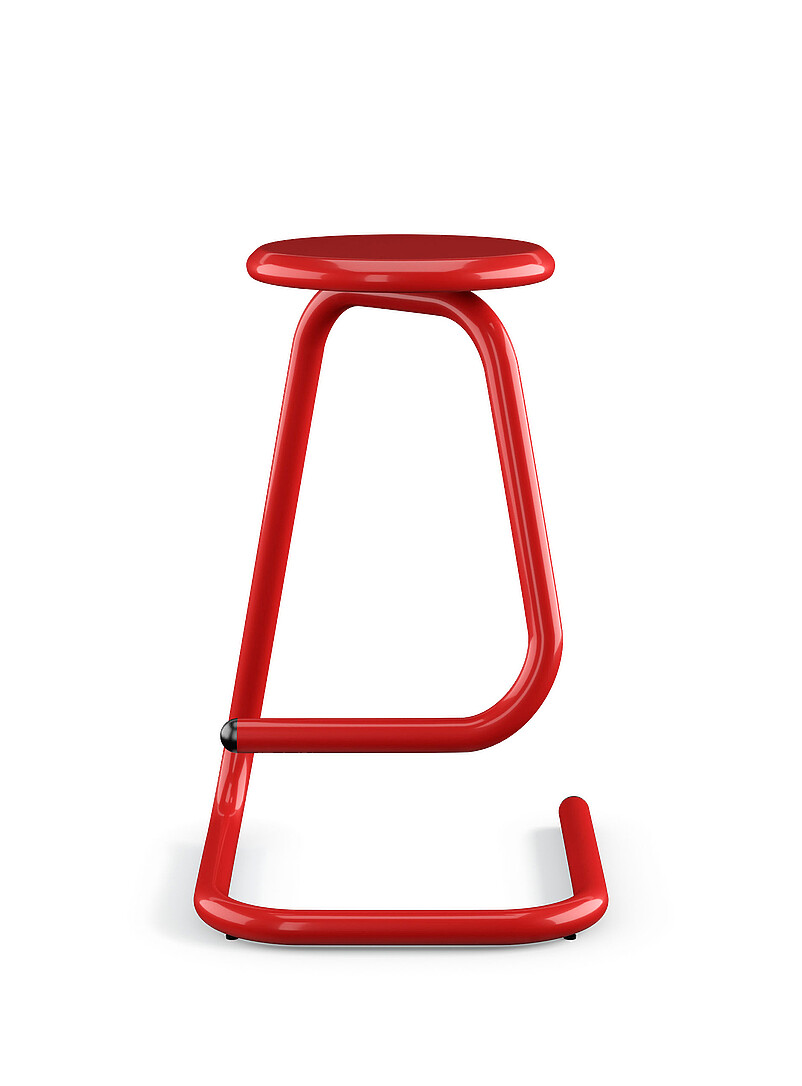 Amisco: Le tabouret de comptoir Paperclip70 Bleu fonc&eacute; - Indigo