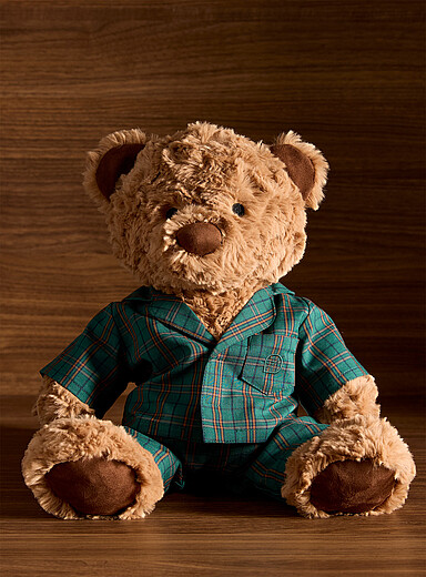 Simons Patterned Blue 1840 teddy bear plush <b>Our History, Our Heritage Collection</b> for women