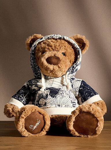 Simons Patterned Blue 1840 teddy bear plush <b>Our History, Our Heritage Collection</b> for women