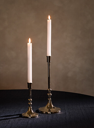 Les chandelles lumi&egrave;re &agrave; DEL Ensemble de 2
