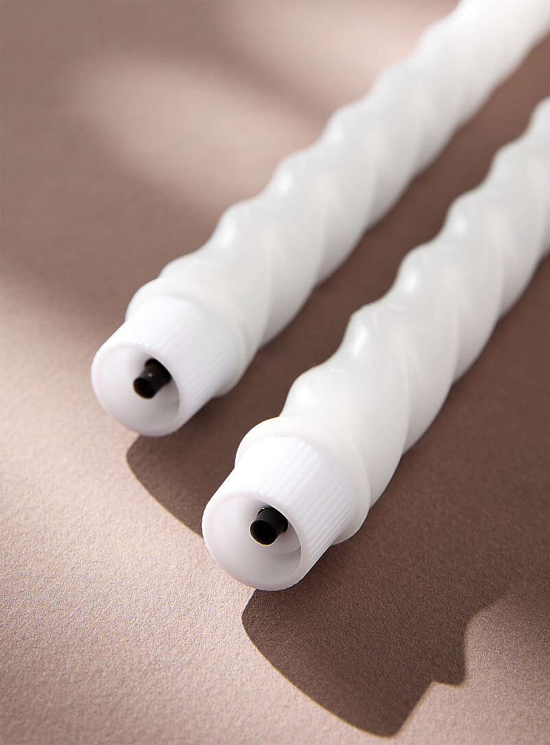 Twisted LED candles Set of 2 product image 3