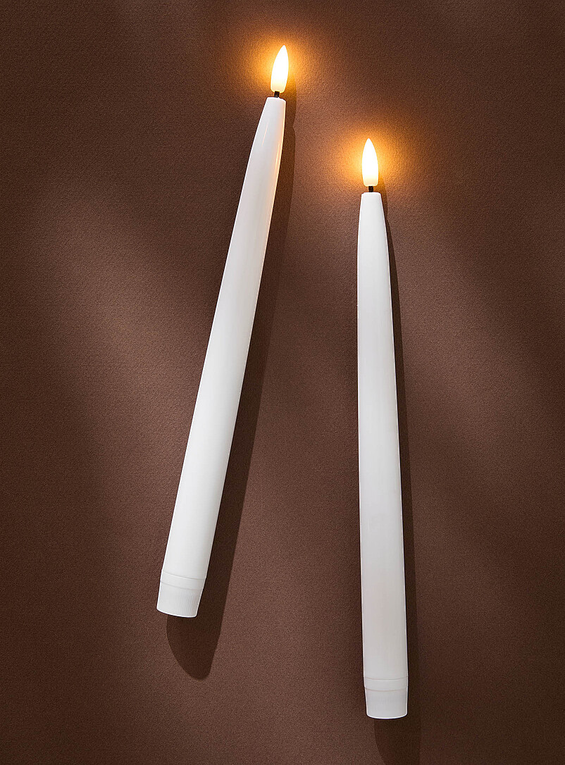 Conical LED candles Set of 2 product image 2