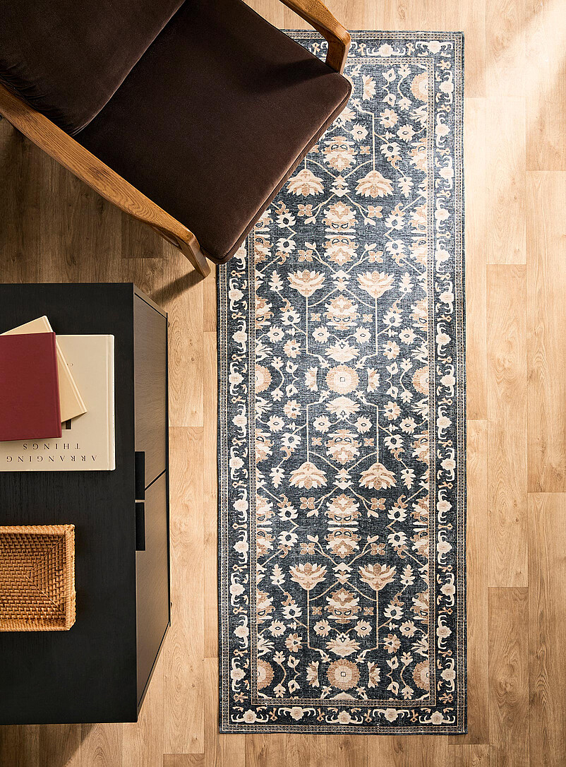 Desert bloom print hallway rug 75 x 215 cm product image (primary)