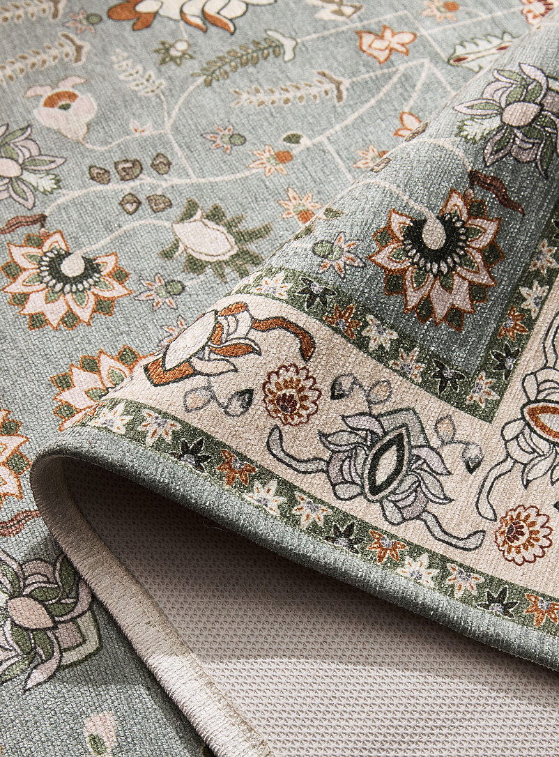 Blooming olive garden print rug 120 x 180 cm product image 2