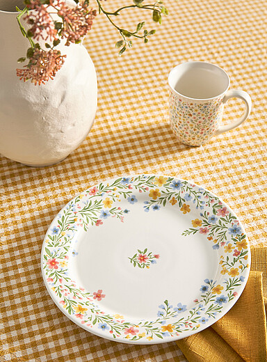 La grande assiette fleurs du printemps