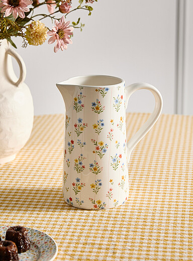 Le pichet fleurs du printemps