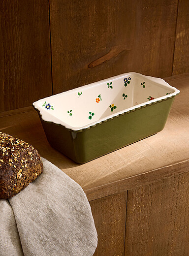 Summer pattern baking dish
