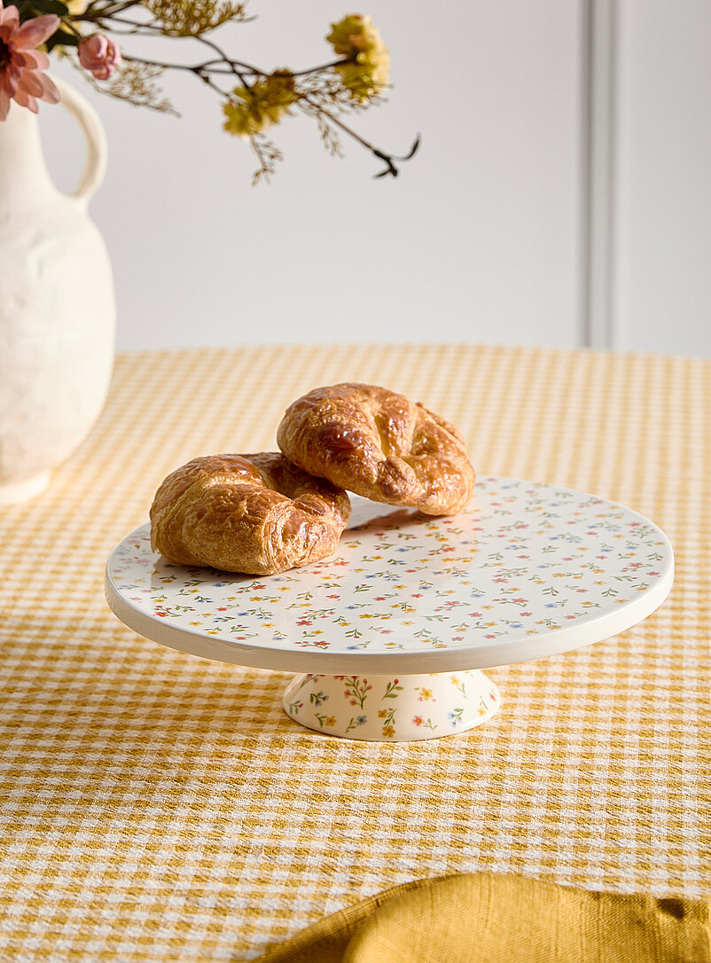Spring Flowers Cake Stand