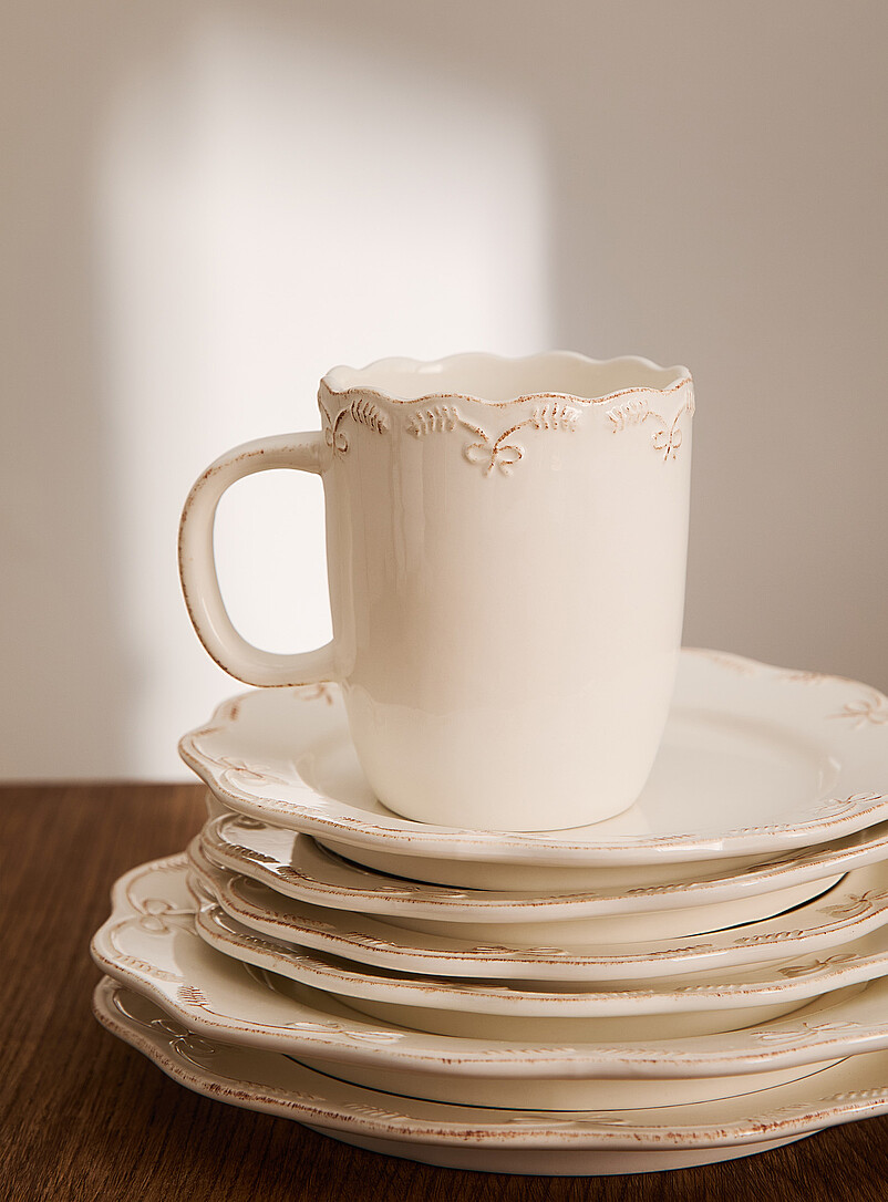 Embossed bows mug product image (primary)