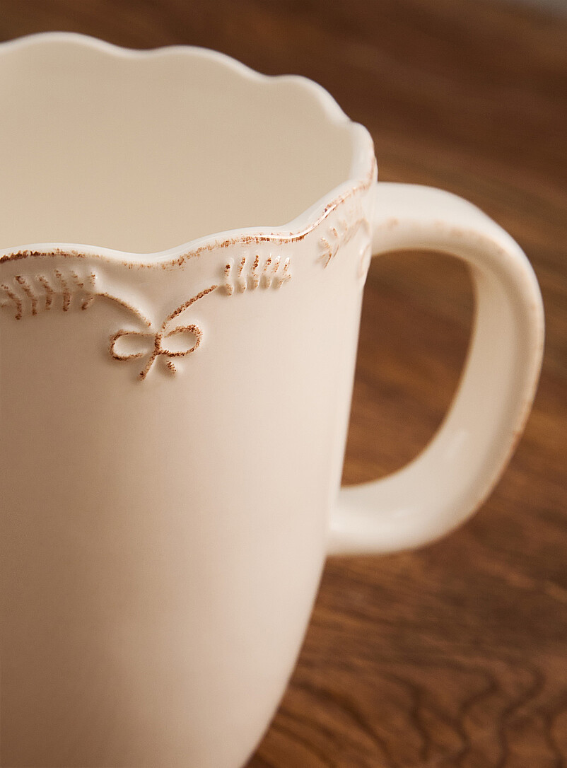 Embossed bows mug product image 2