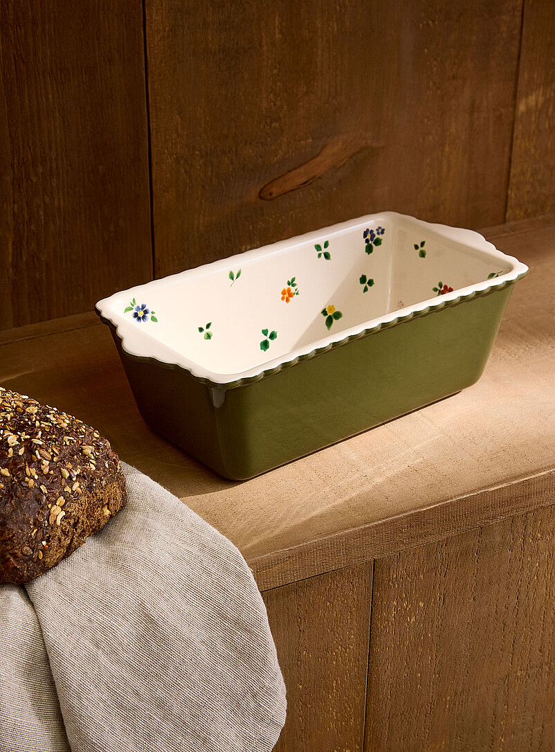 Summer pattern baking dish product image (primary)
