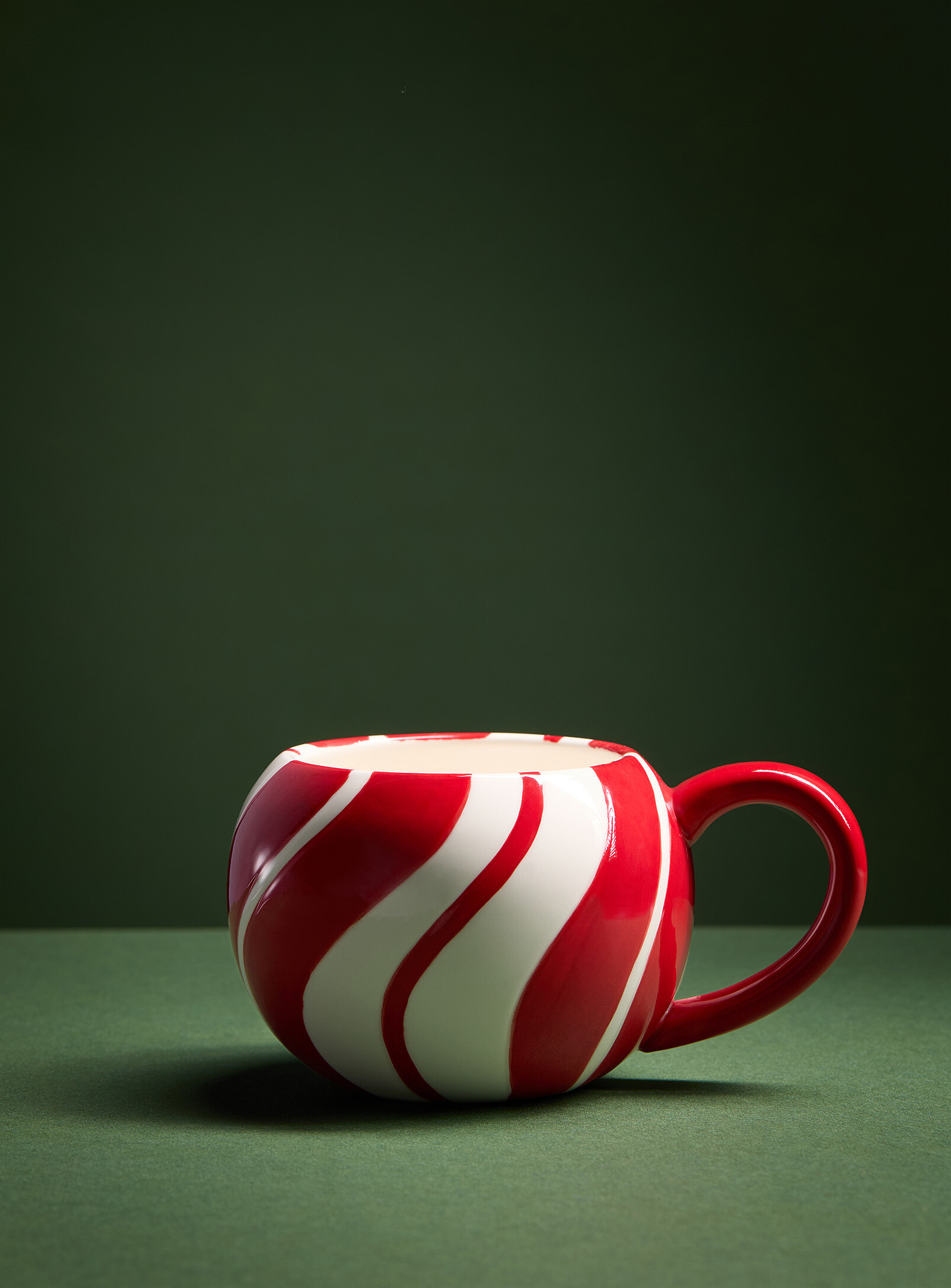 La tasse canne de bonbon