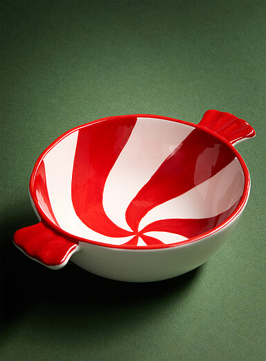 Le bol canne de bonbon <b>Collection de No&euml;l</b>