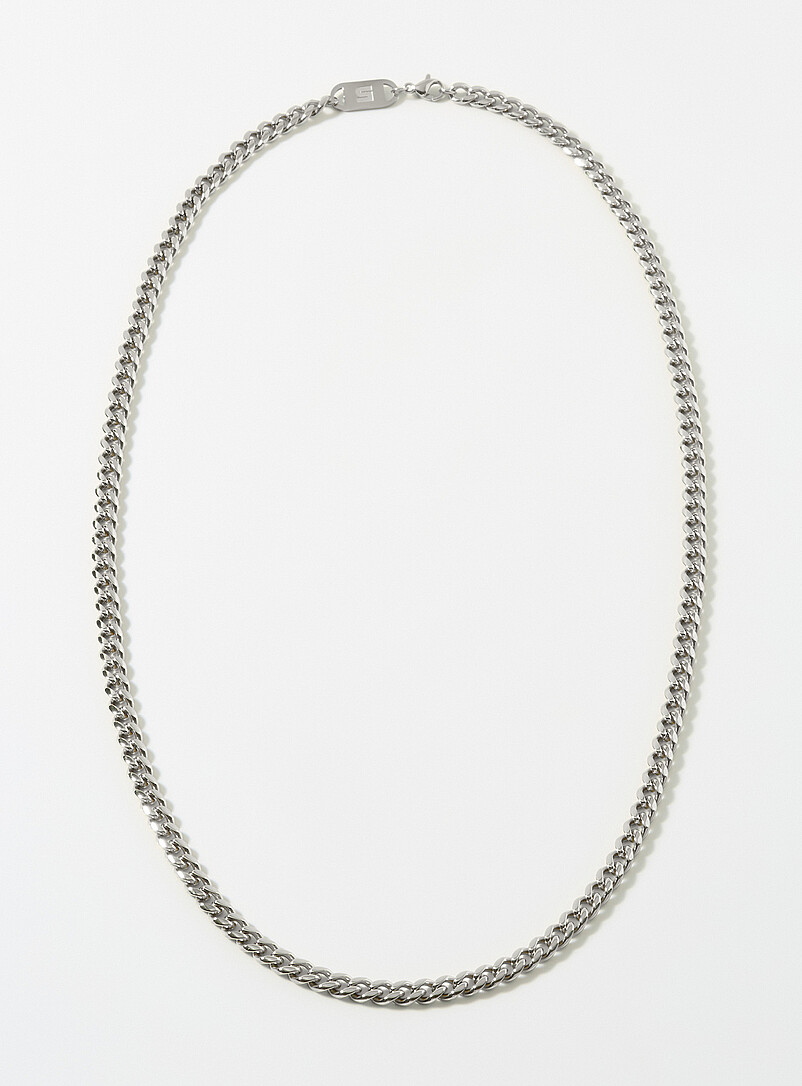 Acier Inoxydable 9Mm Largeur Chaine Gourmette Collier Et Bracelet Acier Inoxydable 9Mm Largeur Chaine Gourmette Collier Et Bracelet