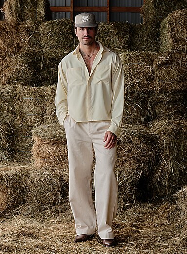La chemise fluide pastel