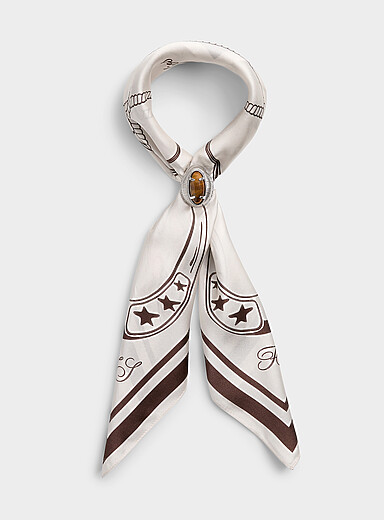 Le foulard &agrave; nouer motif western