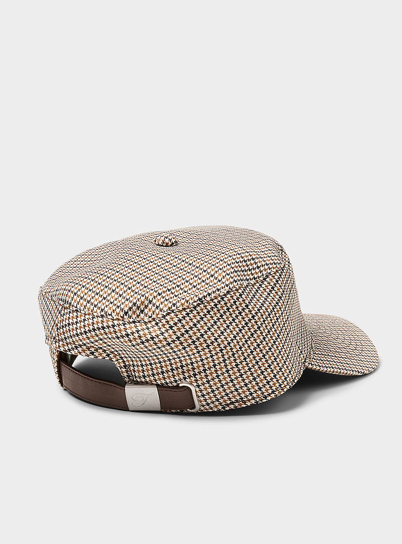 FIVE STUDIOS: La casquette peu profonde logo brod&eacute; Noir pour homme