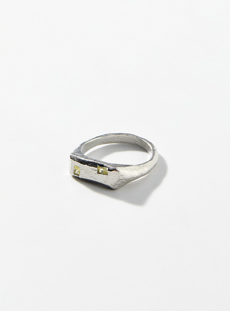 Encrusted stone ring product image (primary)
