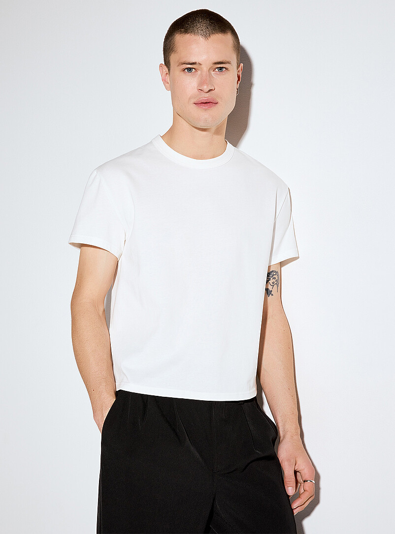 Boxy cropped T-shirt product image (primary)