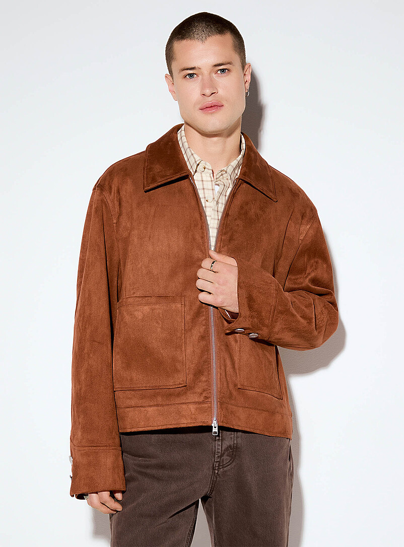 Faux-suede jacket product image 2