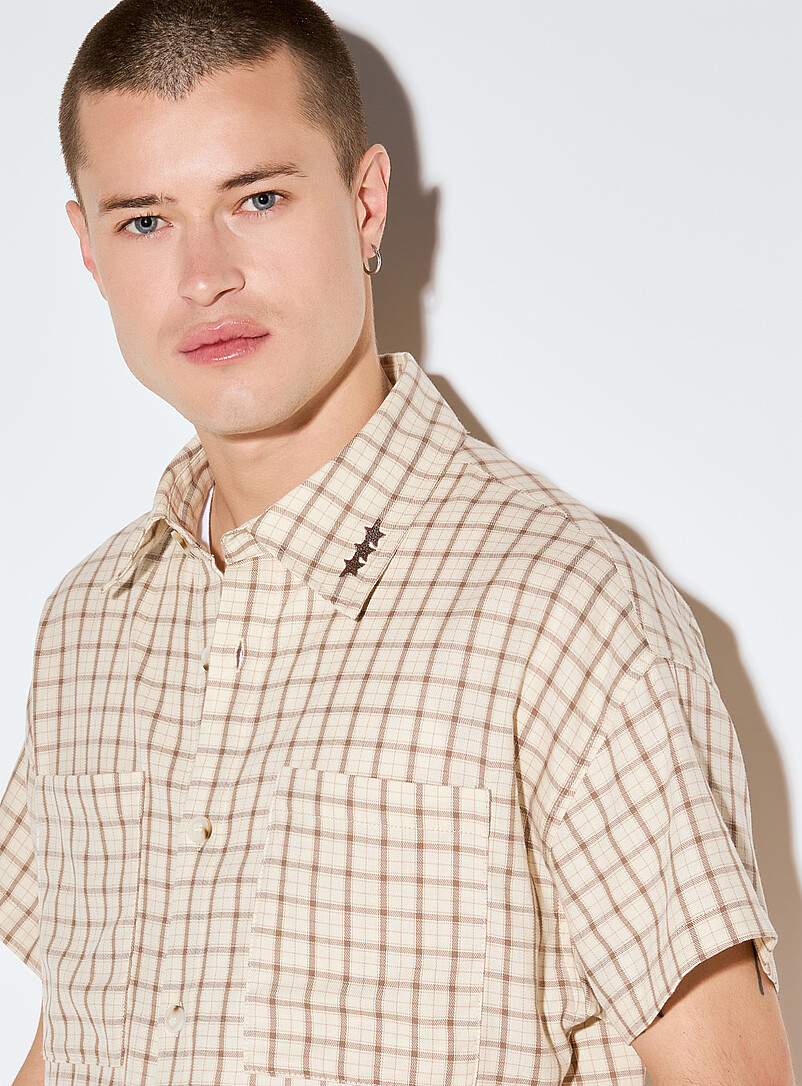 Earthy check shirt product image 2