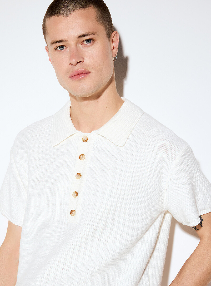 Minimalist knit polo product image 2